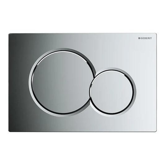 Geberit Sigma01 Gloss Chrome Dual Flush Plate for UP320 Cistern