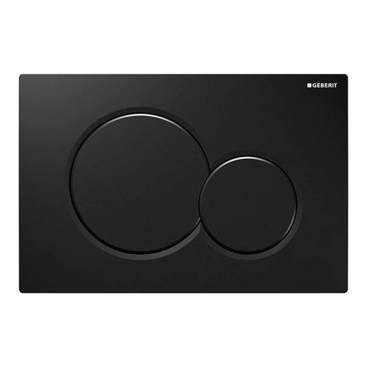 Geberit Sigma01 Black Dual Flush Plate for UP320 Cistern