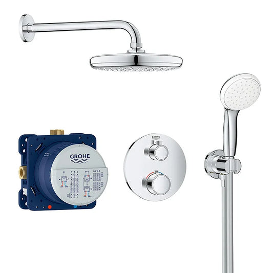 Grohe Grohtherm Perfect Shower Set with Tempesta 210