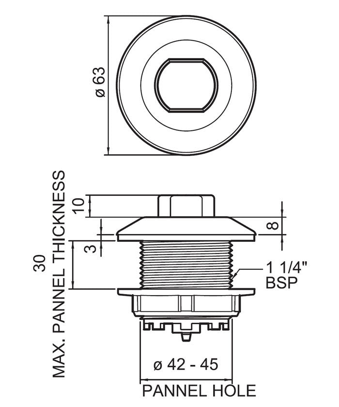 Grohe Air Flush Button 3488000