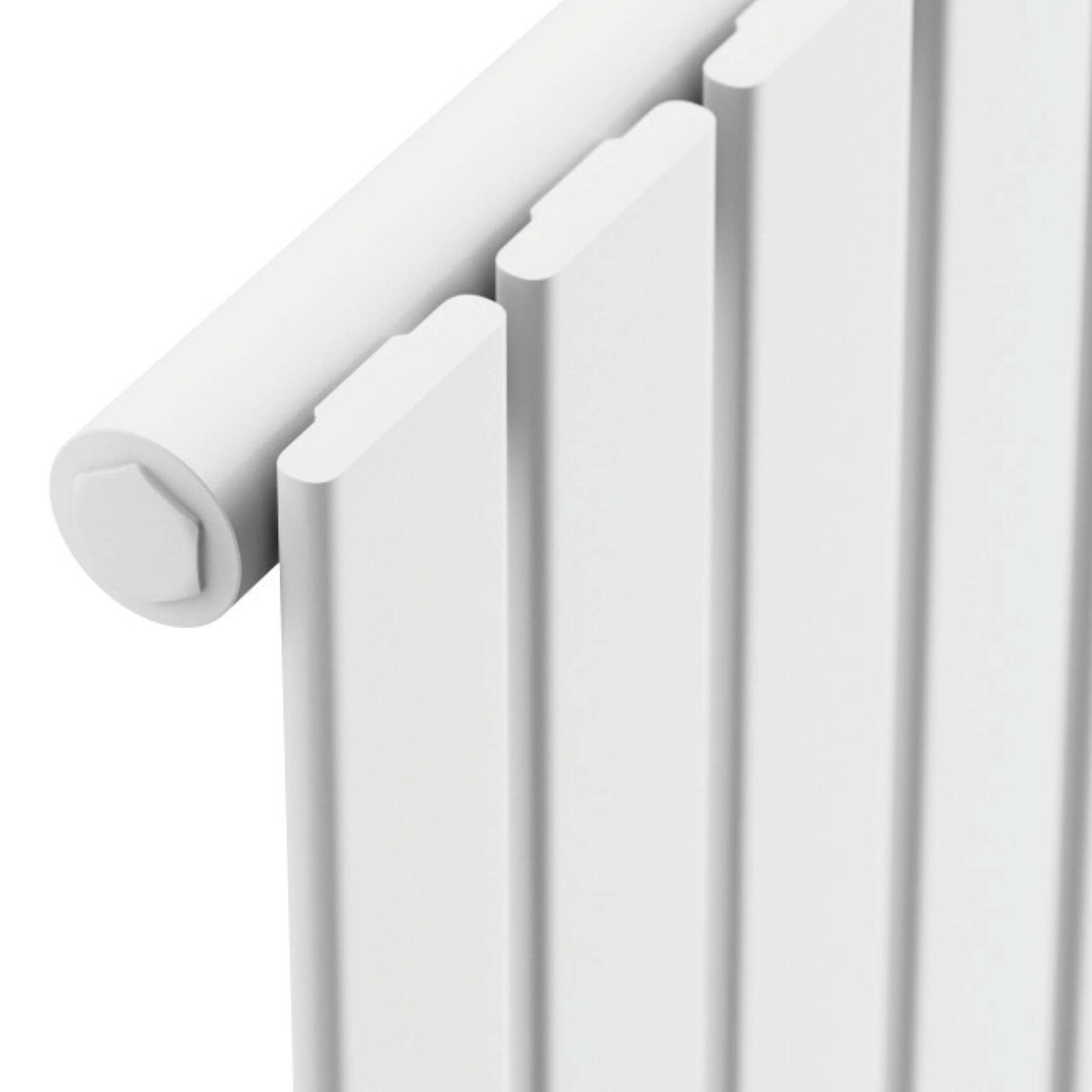 Scudo Bravo White Designer Radiator Single 600 x 410mm