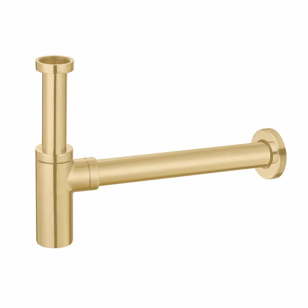 Scudo Minimalist Bottle Trap Brushed Brass