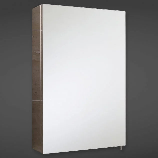 RAK-Cube Stainless Steel Single Door Mirrored Cabinet 600x400mm