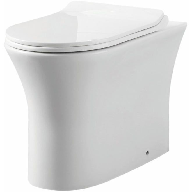 Scudo Deia Rimless Comfort Height Back to Wall Pan and Soft Close Seat DEIA010