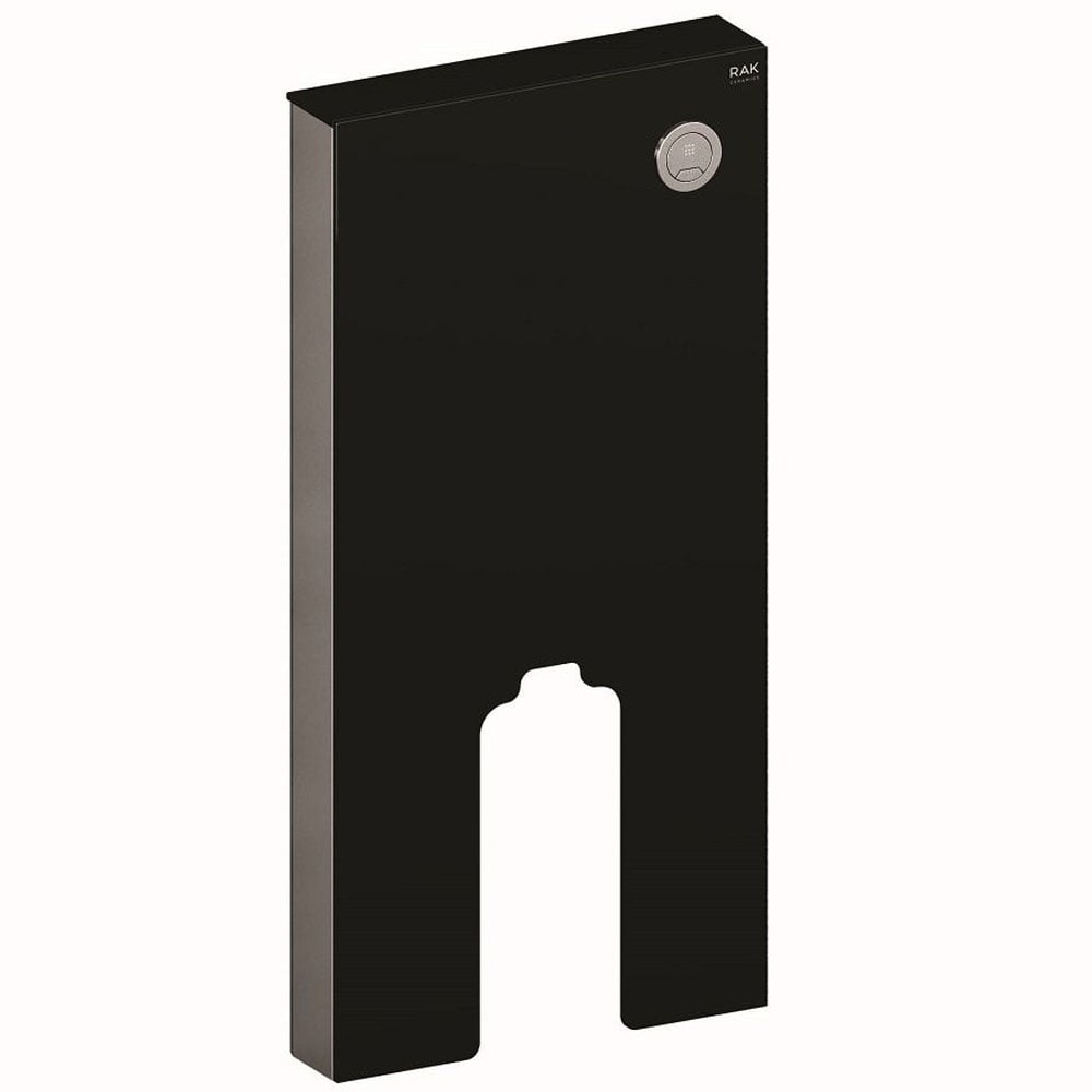 RAK Obelisk Cistern Cabinet for Back to Wall Toilet Pan - Black