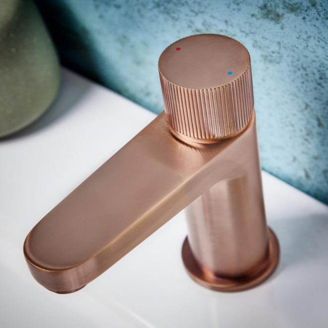 Scudo KOKO Brushed Bronze Basin Mixer Tap