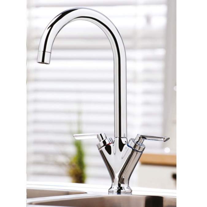 Scudo Olicana Monobloc Kitchen Mixer Tap Chrome