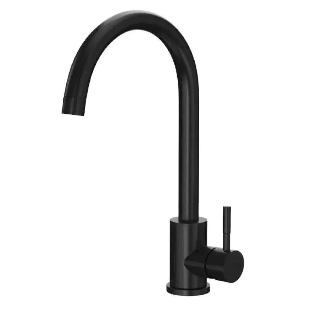 Scudo Manhattan Matt Black Kitchen Mixer Tap KT43