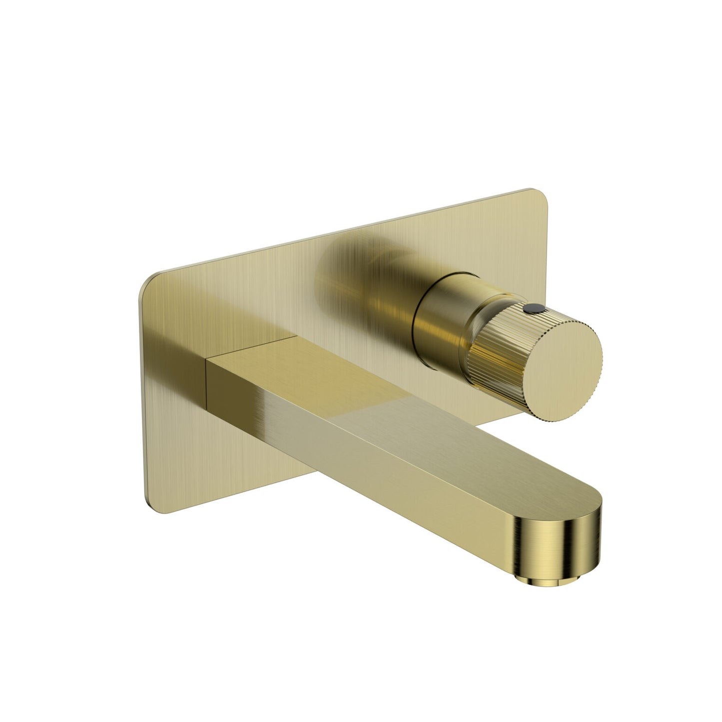 Scudo KOKO Brushed Brass Wall Mounted Basin Mixer Tap