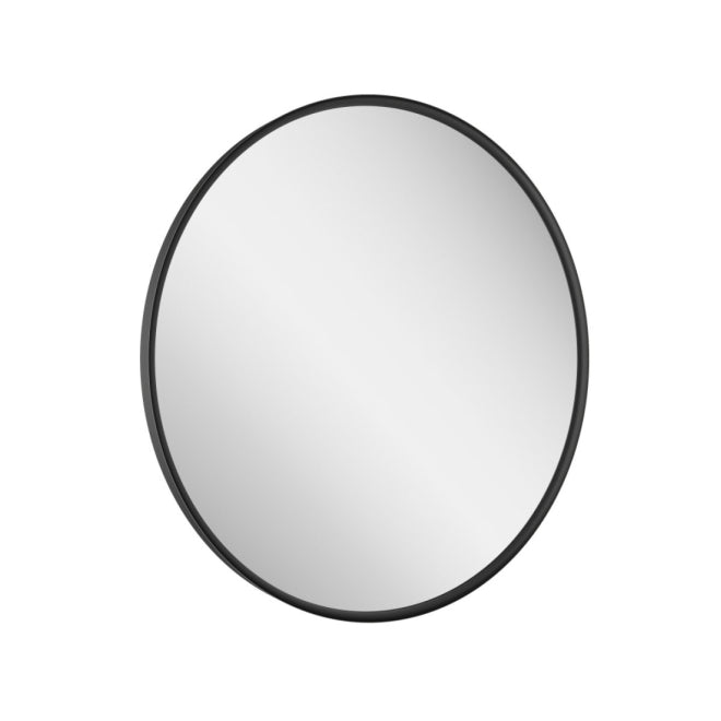 Scudo Macie Round Black LED Mirror 600mm