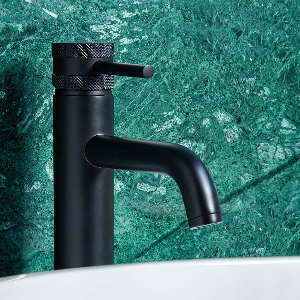 Scudo Core Tall Mono Basin Mixer Tap Black