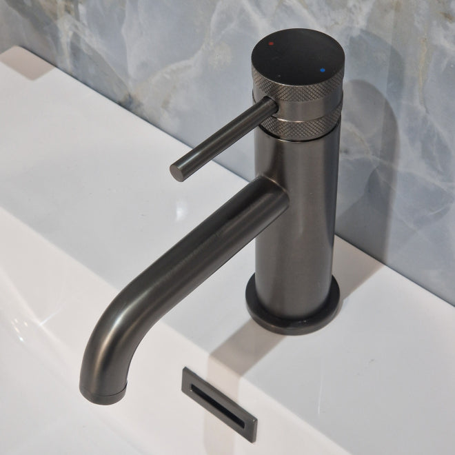 Apres Gunmetal Mono Basin Mixer Tap