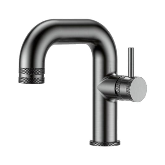 Apres Gunmetal Side Lever Basin Mono Tap