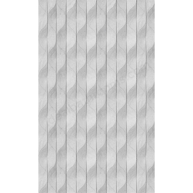 Kinewall Grey Geometric Wave 1250mm x 2500mm Wall Panel