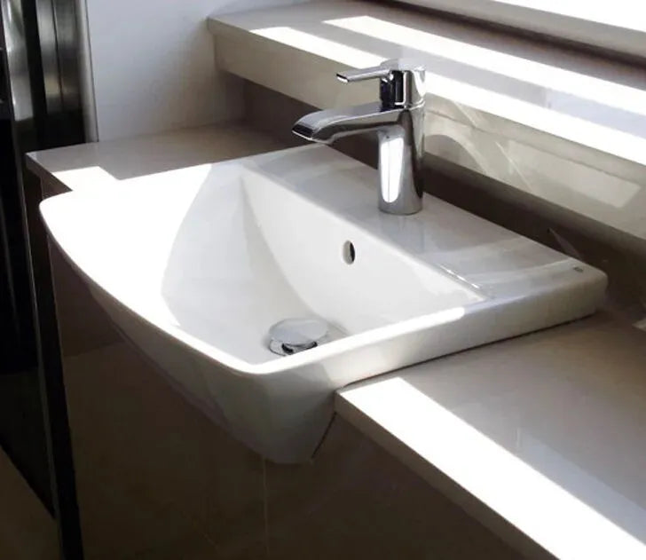 RAK Summit 50cm 1TH Semi Recessed Basin - SUM50SR1