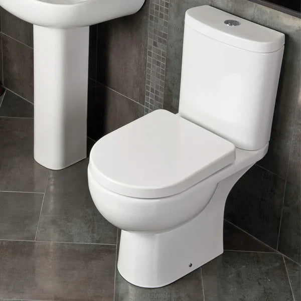 RAK Tonique Close Coupled Full Access Toilet + Soft Close Seat