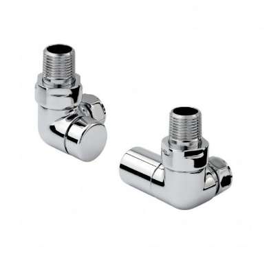 Scudo Double Corner Radiator Valves - TRV003