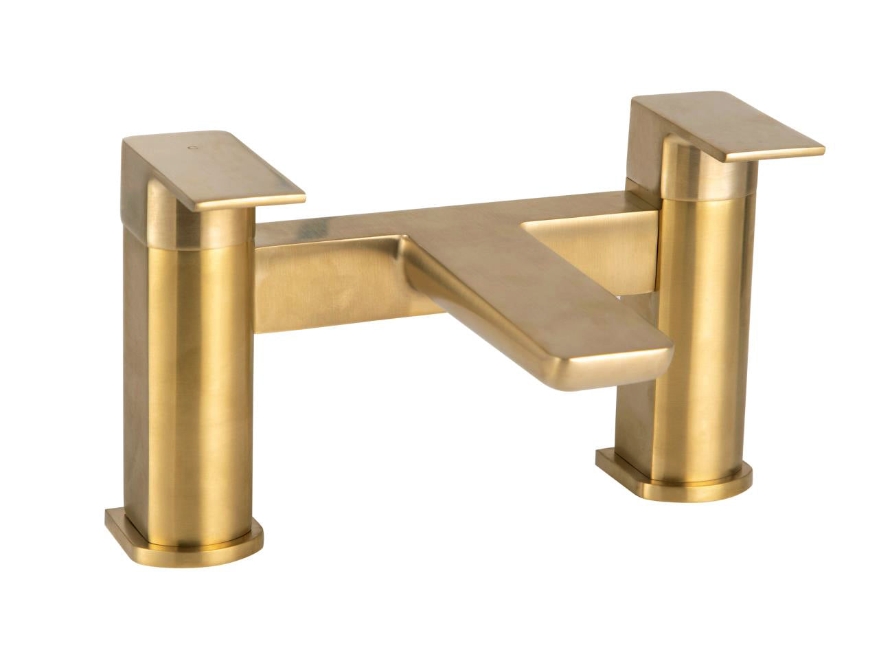 Muro Brushed Brass Bath Filler Mixer Tap