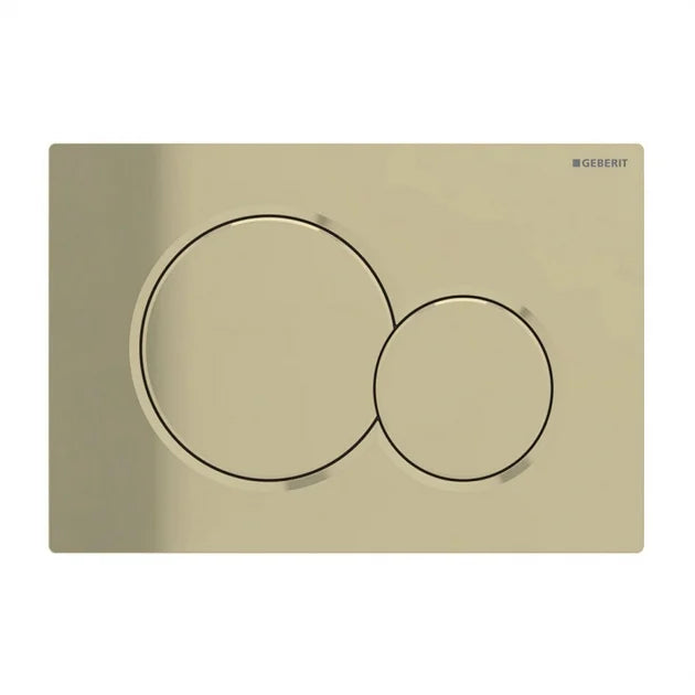 Geberit Sigma01 Dual Flush Plate Special Brass