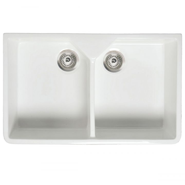 RAK GOURMET BELFAST KITCHEN SINK 10 DOUBLE BOWL GOSINK10