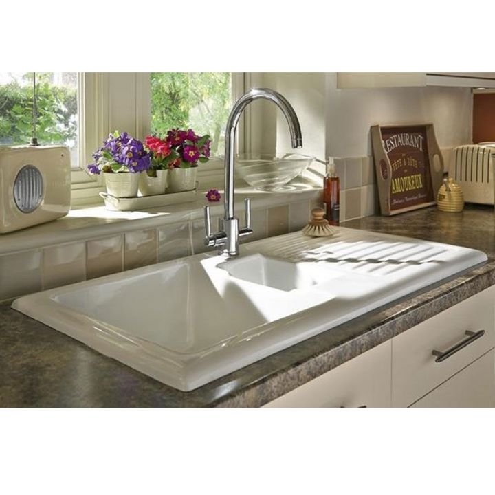 RAK GOURMET SINK 1 KITCHEN SINK 1.5 BOWL GOSINK1V2