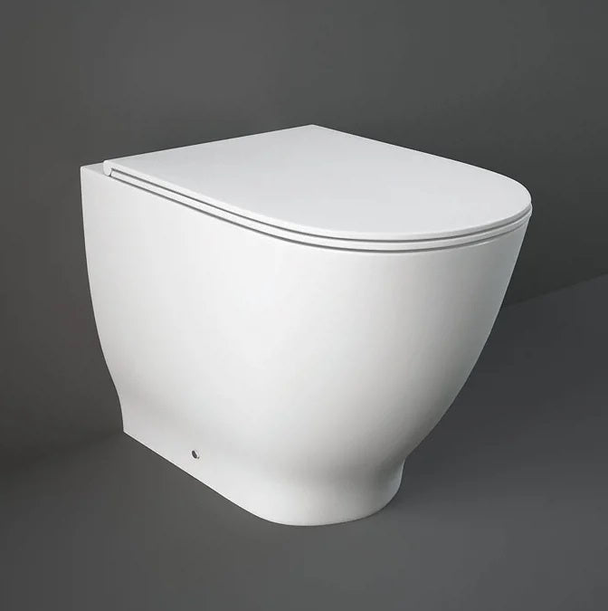 RAK Moon Rimless Back To Wall Pan and Soft-Close Seat