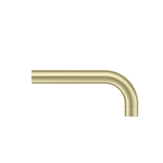 Brushed Brass Short Spout 140mm