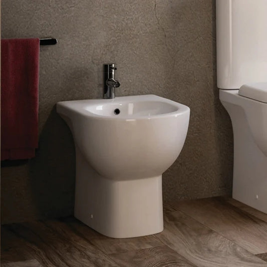 RAK Tonique Back to Wall Bidet 550mm Projection - Alpine White