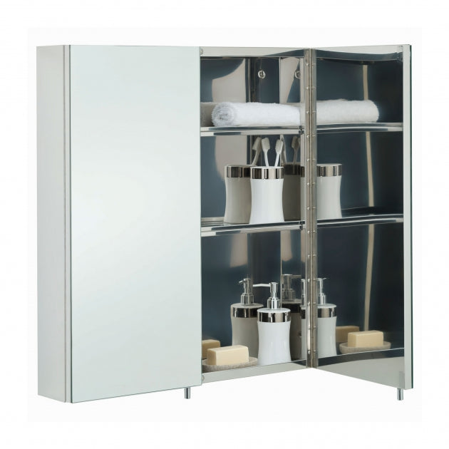 RAK Delta Mirrored Bathroom Cabinet 600mm H x 670mm