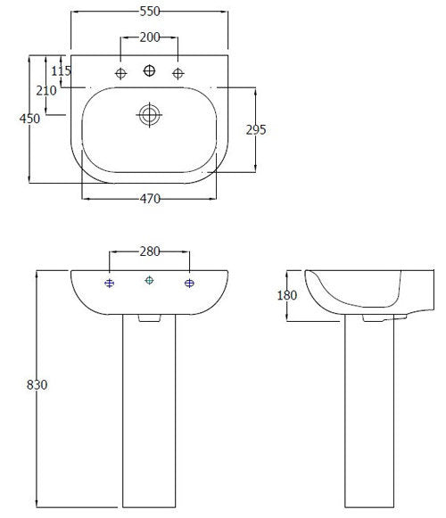 RAK Tonique 4 Piece Bathroom Suite