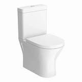 RAK Resort Mini Rimless Close Coupled Closed Back Toilet + Quick Release Soft Close Wrap Over Seat