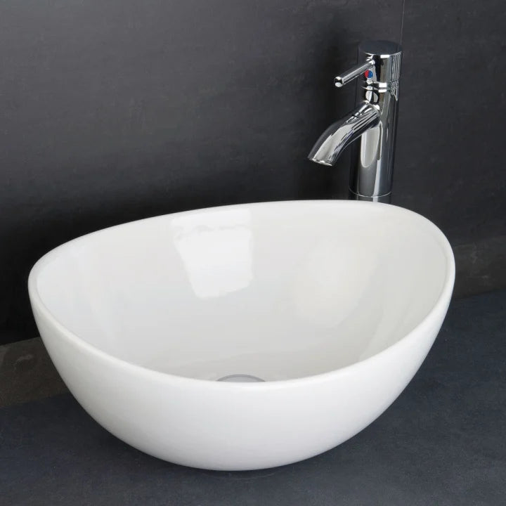 RAK Shell Sit On Vanity Basin - No TH