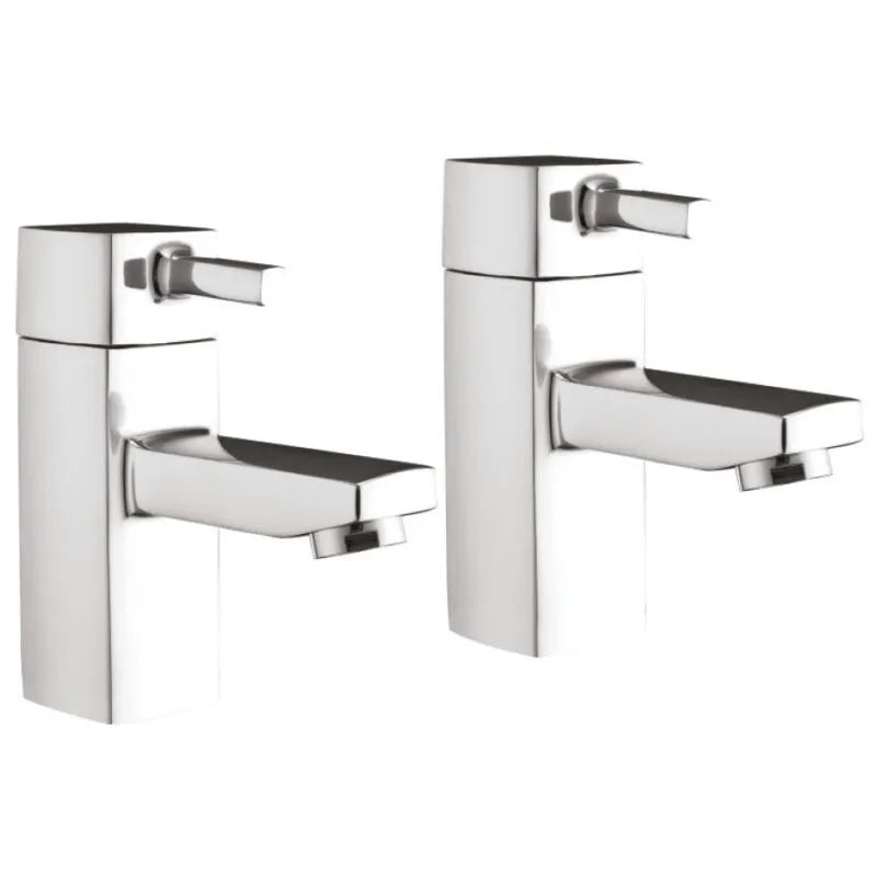 Formento Pair Of Basin Taps Chrome