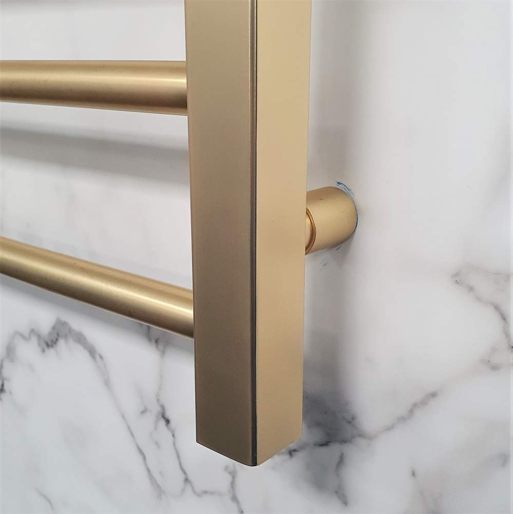 Apres 500 x 800mm Brushed Brass Towel Radiator